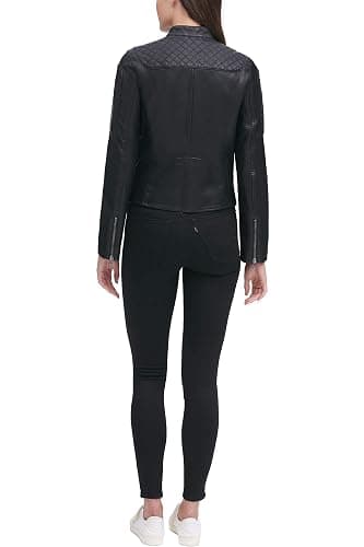 Levi's Women's Faux Leather Motocross Racer Jacket (Standard and Plus) thumbnail 3