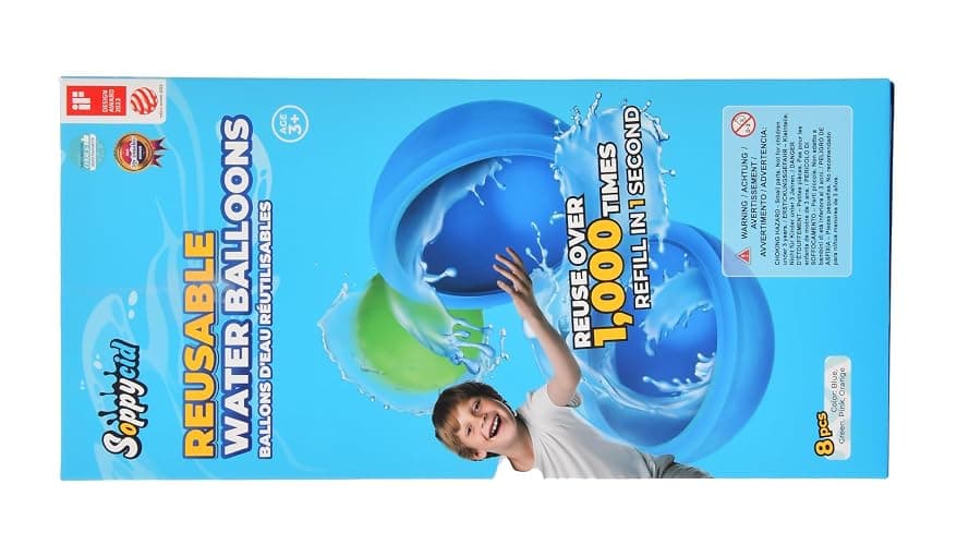 Reusable Water Balloons, Water Bombs Splash Ball, Magnetic Water Ball for Outdoor Games, Summer Party(8Pcs) thumbnail 7