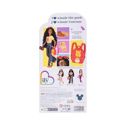 Disney ILY 4ever Fashion Dolls, Inspired by Winnie The Pooh 11.5" Tall with 13 Points of Articulation, Glittery Mickey Ring Included for You! thumbnail 7