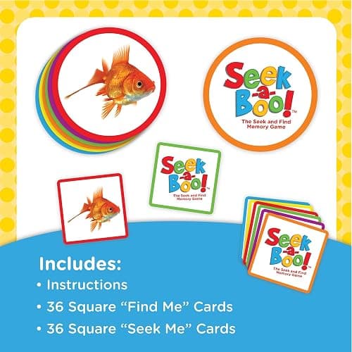 MindWare Seek-a-Boo Seek and Find Memory Game and Toddler Flash Cards Matching Game thumbnail 2