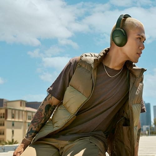 Bose QuietComfort Wireless Noise Cancelling Over Ear Headphones - Cypress Green (Renewed) thumbnail 7