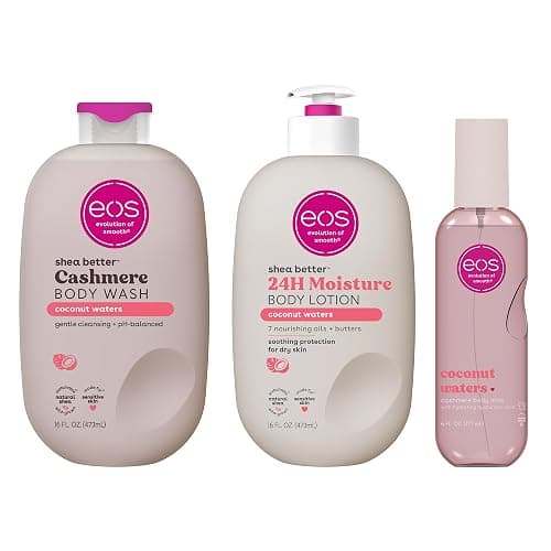 eos Coconut Waters Scent Layering Bundle - Body Wash, Body Mist, Body Lotion - Image 1