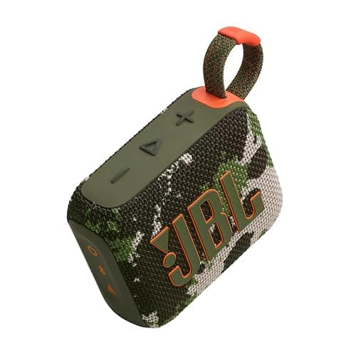 JBL Go 4 - Ultra-Portable, Waterproof and Dustproof Bluetooth Speaker, Big JBL Pro Sound with Punchy bass, 7-Hour Built-in Battery, Made in Part with Recycled Materials (Squad) thumbnail 2