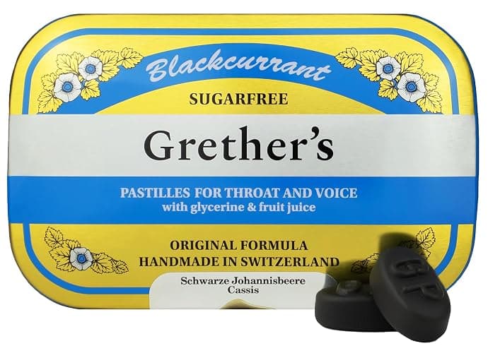 GRETHER'S Sugarfree Blackcurrant Pastilles 15oz - Image 1