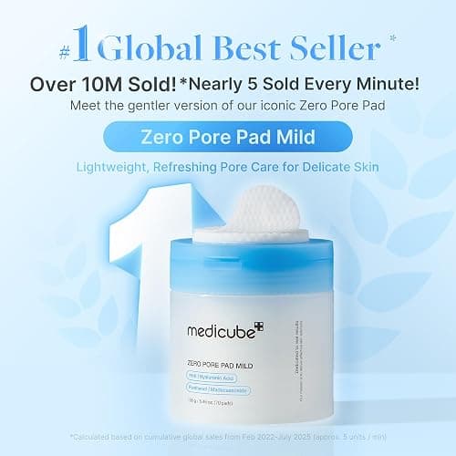 medicube Zero Pore Mild Pad 70 pads thumbnail 2