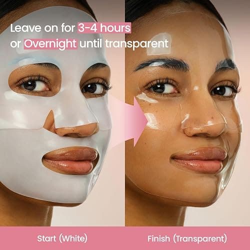 BIODANCE Bio-Collagen Real Deep Mask, Hydrating Overnight Hydrogel Face Mask, Pore Minimizing, Elasticity, Plumping, Travel Essentials & Self Care Gifts for Women, Korean Skin Care | 1.19oz(34g) x 4ea thumbnail 5