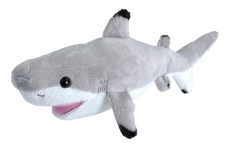 Wild Republic Black Tipped Shark, Plush Stuffed Animal, Plush Toy, Gifts for Kids, 11 Inches - Image 1