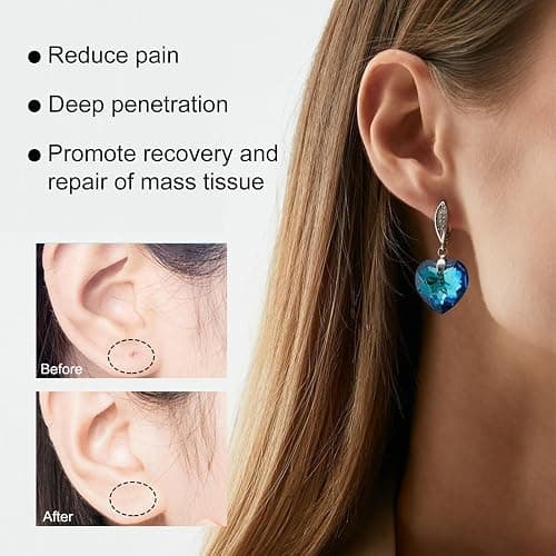 Piercing Aftercare Kit: Keloid Bump Care, Piercing Hole Maintenance (10ml), Piercing Aftercare Spray (60ml), Saline Aftercare Spray for Ear Nose Belly Septum Body, Gently Refreshes & Soothes thumbnail 8