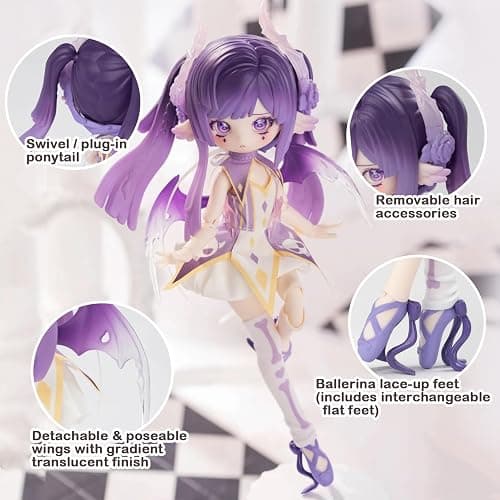 BEEMAI Luluya Symphonic Poem Series Single Box (Contains 1 Figure), 1/8 BJD Blind Box Cute Figures Collectibles Birthday Gift thumbnail 6