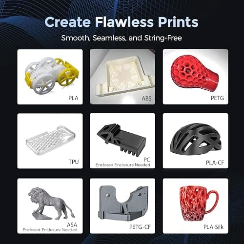 FLASHFORGE Adventurer 5M 3D Printer with Fully Auto Leveling, Max 600mm/s High Speed Printing, 280°C Direct Extruder with 3S Detachable Nozzle, CoreXY All Metal Structure, Print Size 220x220x220mm thumbnail 6