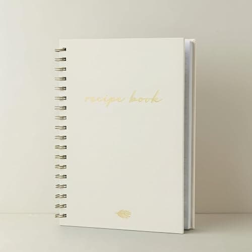 ZICOTO Aesthetic Blank Recipe Book with Linen Cover - The Perfect Recipe Notebook to Write in Your Own Recipes - Beautiful Blank Cookbook to Organize Your Recipes thumbnail 2