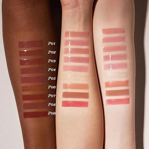 Flower Knows Shell's Jewel Nourishing Lip Glaze,Hydrating Lip Gloss with Hyaluronic,Moisturizing Plumping Oil,Non-Sticky Formula,0.16 fl.oz(P05 Shell Heart) thumbnail 3