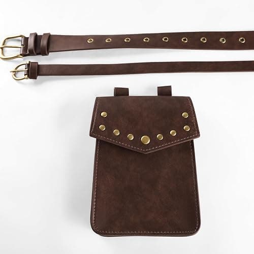 Scarlet Darkness Women Renaissance Belt Pouch Pirate Viking Belt Steampunk Medieval Accessories thumbnail 7