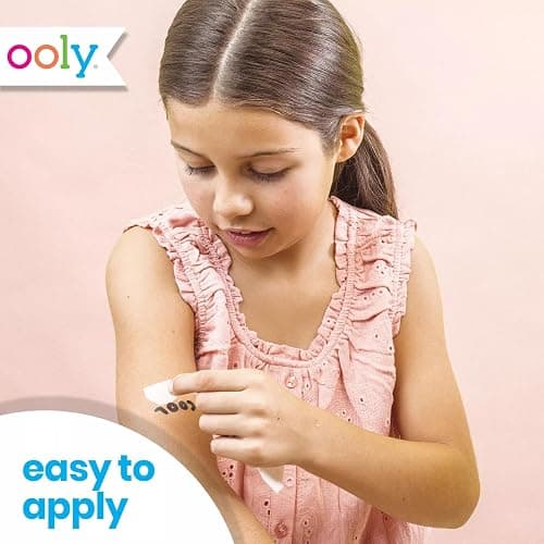 Ooly 50 Glitter Temporary Tattoos For Kids, Safe & Non-Toxic Temporary Tattoo, Party Favors Gifts for Kids, Great Goodie Bag Stuffers & Fun Birthday Decorations - Fun Friends thumbnail 5