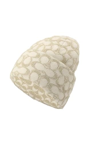 Coach Women's Signature C Metallic Beanie - Image 1