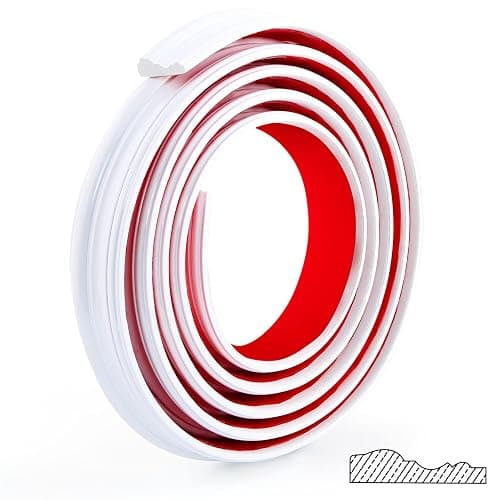 Trimold Peel - Adhesive chaise Rail formant, revêtement mural auto - adhésif pour la décoration de la maison et la protection murale,3M X 4cm thumbnail 3
