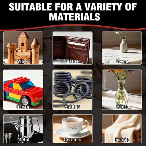 Contact Cement Adhesive 4.16 Oz, High Performance Neoprene Contact Adhesive with Brush, Flexible & Strong Bonding for Woodworking, Leather, Furniture Repairs and DIY Crafts (LDXJ-W01) thumbnail 6