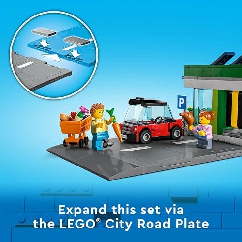 LEGO My City Grocery Store 60347 Building Toy Set for Girls, Boys, and Kids Ages 6+ (404 Pieces) thumbnail 4