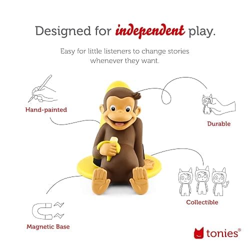 Tonies Curious George Audio Play Character thumbnail 3