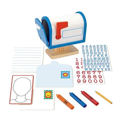 Melissa & Doug My Own Wooden Mailbox Activity Set and Educational Toy thumbnail 4
