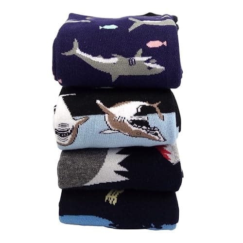 HSELL Mens Dress Socks Funny Novelty Crazy Design Cotton Socks Gift for Men thumbnail 2