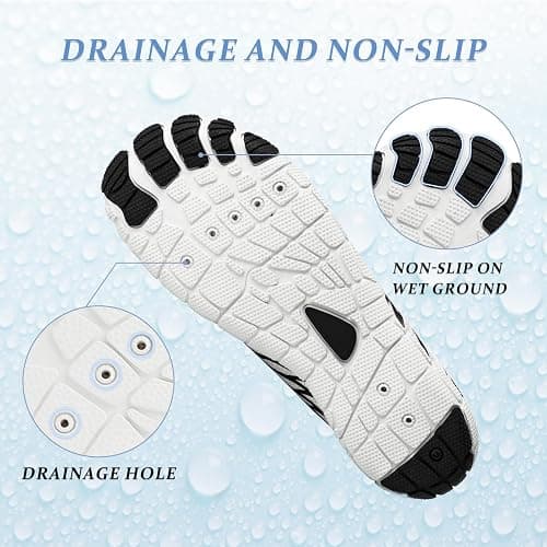Jmzb Hiking Barefoot Shoes Womens Men, Wide Toe Non-Slip Water Shoes for Men/Women, Athletic Footwear Trail Running Sneakers Unisex thumbnail 5