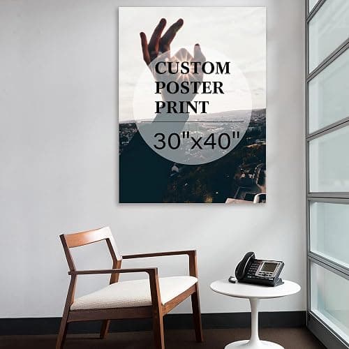 jenesaisquoi Custom Canvas Art Print 30" x 40", Upload Your Photo Image Custom Personalized Photo to Poster Printing Home Decor Wall Art Prints (Unframed) thumbnail 3
