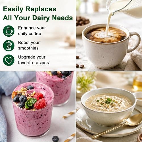 Goat Milk Powder 0.5 lb (220 g) | Harvested from Natural Grass-Fed Goats | Rich in Calcium & Protein | Smooth, Creamy & Delicious Taste | Non-GMO, Gluten-Free thumbnail 6
