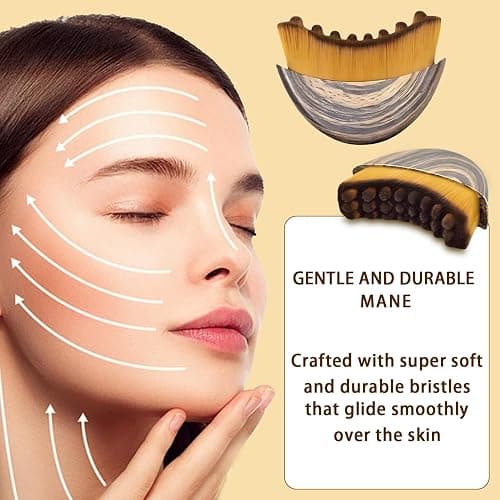 Lymphatic Contour face Brush,Lymphatic Drainage Massager for Face,Supports Circulation, Ergonomically Designed to Fit The Skin Precisely and Relieve Fatigue thumbnail 5