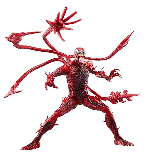 Marvel Legends Series Carnage, Venom: Let There Be Carnage Deluxe Collectible 6 Inch Action Figure thumbnail 5
