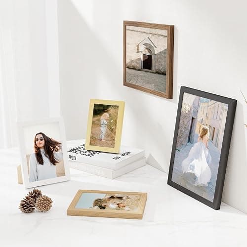 Venusmiles 12x16 Picture Frame, Display 12x16 Photo Frames - High Definition Plexiglass - Vertical and Horizontal Display - Wall Hanging or Table Top Frame - Gold, 3 Pack thumbnail 8
