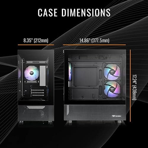 Thermaltake LCGS View i1460-170 Gaming Desktop (Intel Core™ i5-14400F, ToughRam 16GB DDR5 6000MT/s RGB Memory, NVIDIA GeForce® RTX 5060, 1TB NVMe M.2, WiFi, Windows 11) V17B-B760-560-LCS thumbnail 5