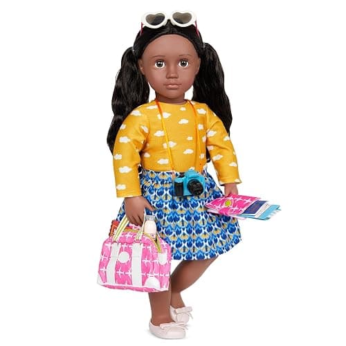 Our Generation - Bon Voyage - 18-Inch Doll Accessories - Travel Set - Luggage Bag - Play Food & Camera - Toy for Kids 3 Years + thumbnail 4