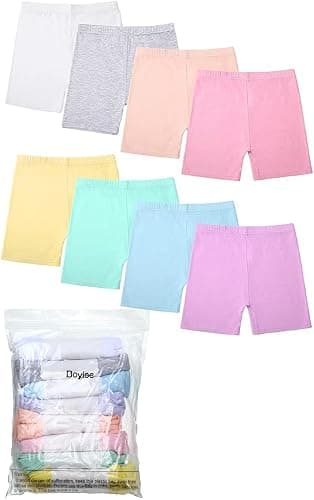 Boyiee 8 Pack Girls Toddlers Dance Shorts Bike Shorts for Dance Gymnastics Yoga Safety Active Under Dress thumbnail 6