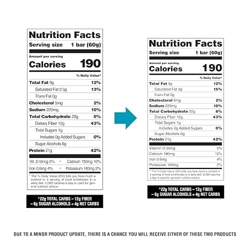 Quest Nutrition Chocolate Chip Cookie Dough Protein Bars, High Protein, Low Carb, Gluten Free, Keto Friendly, 12 Count thumbnail 7