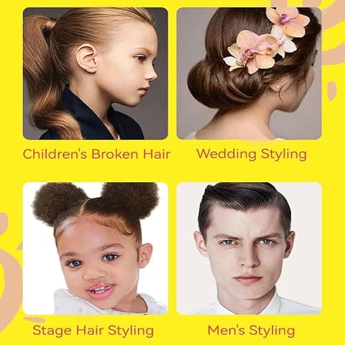 Hair Wax Stick for Kids - Clear Hair Mascara for Flyaway hair - Hair Finishing Stick - hair Gel stick for Kids & Aldults - Long Lasting Hair Styling Cream - Flyaway hair Tamer Natural, Not-Greasy thumbnail 7
