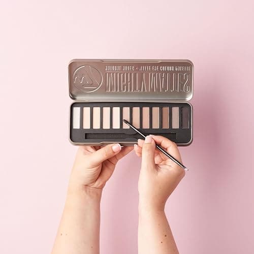 W7 Mighty Mattes Eyeshadow Palette - 12 Nude Shades | Long-Lasting Matte Eyeshadows, Flawless Natural Finish thumbnail 3