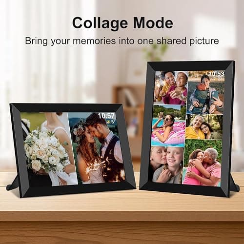 32GB FRAMEO 10.1 Inch Smart WiFi Digital Photo Frame 1280x800 IPS LCD Touch Screen, Auto-Rotate Portrait and Landscape, Built in 32GB Memory, Share Moments Instantly via Frameo App from Anywhere thumbnail 6
