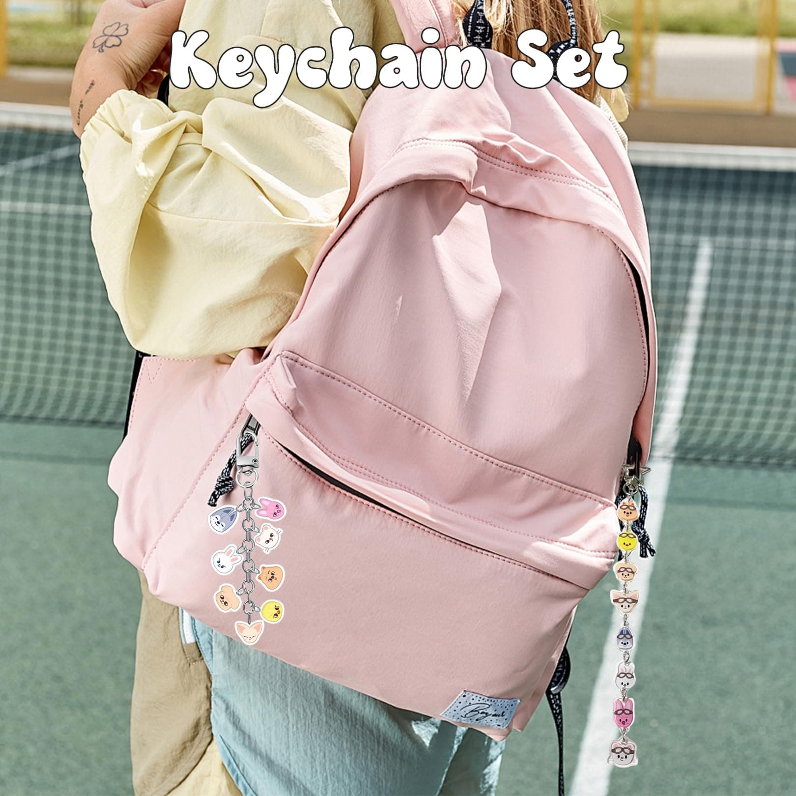 Stray Kids Keyring, Skzoo Keychain, Stray Kids Keychain, Stray Kids Merch, Skzoo Key Ring Set for Children, Backpack Bag Accessories, Cute Acrylic Keyring Set for Skzoo Fan Item thumbnail 4