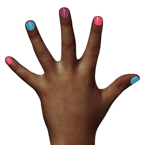 Piggy Paint | 100% Non-Toxic Girls Nail Polish | Safe, Cruelty-free, Vegan, & Low Odor for Kids | Unicorn Fairy (3 Polish + Nail Art Gift Set) thumbnail 3
