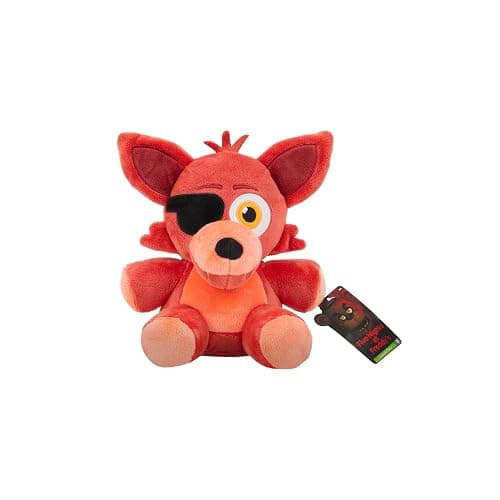 Jazwares Five Nights at Freddy’s Classic Foxy Plush - 8-Inch Stuffie with Soft Material and Glow-in-The-Dark Eyes thumbnail 5