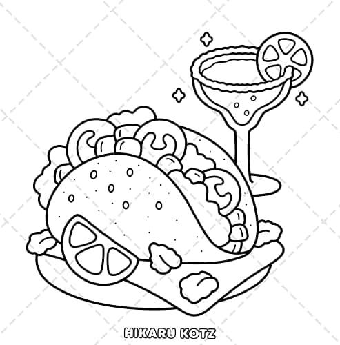 Comfort Food: Bold and Easy Coloring Book for Adults and Teens thumbnail 6