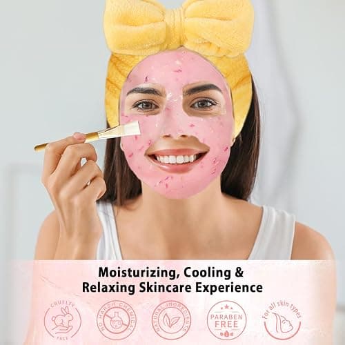 Pjordo Jelly Masks Set for Facials Professional Spa,10 Pack Jelly Mask Powder with Mixing Bowl Set, Peel Off Hydrojelly Mask for Hydrating, Nourishing & Soothing, Valentines Day Gifts for Women thumbnail 7