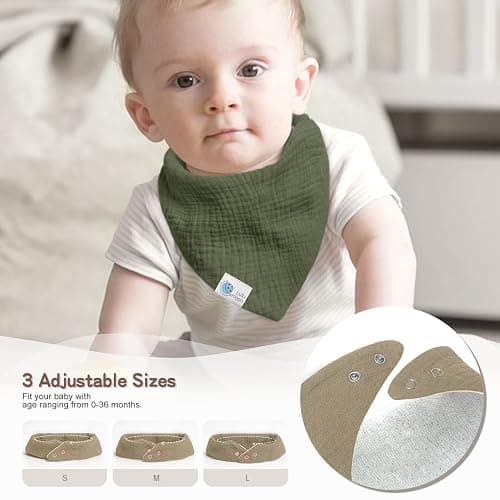 Lulumoon Drool Bibs Valley 8 - Valley - 8 Pack thumbnail 5