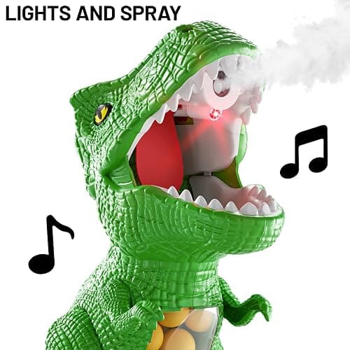 NIPLOOOW Moveable Dinosaur Shooting Toys for Kids 3-8 Years, Movable Shooting Target Toy with Air Pump Guns, Interactive Competition Game Gift for Boys and Girls Ages 3 4 5 6 7 8 Years Old thumbnail 6