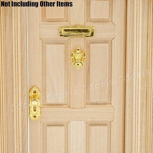 Odoria 1/12 Miniature Door Knob Lock and Key Dollhouse Decoration Accessories thumbnail 6