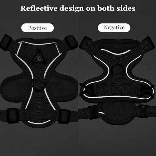 Wanheart cat Chest Harness and Leash, Anti-Escape Adjustable Soft mesh cat Leash and Chest Harness Set for All Types of Cats cat Vests (Grey, 3.3-6.6lb) thumbnail 4