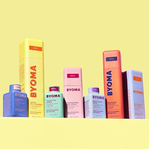 BYOMA Brightening Serum Refill - Barrier Repair Serum - Brightening & Hydrating Face Serum with Hyaluronic Acid, Niacinamide & Ceramides - Hyaluronic Acid Serum For Face - 1.01 fl. oz Refill thumbnail 8