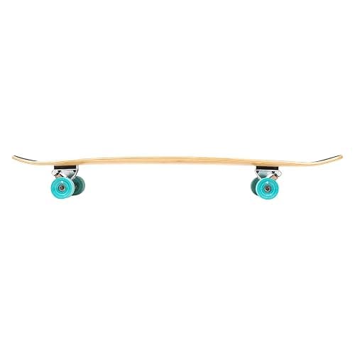 Retrospec Zed Pintail & Cruiser Longboard Adult Skateboard - 44in Bamboo & Canadian Maple Deck with ABEC-7 Bearings, 70mm PU Wheels for Commuting & Carving thumbnail 5