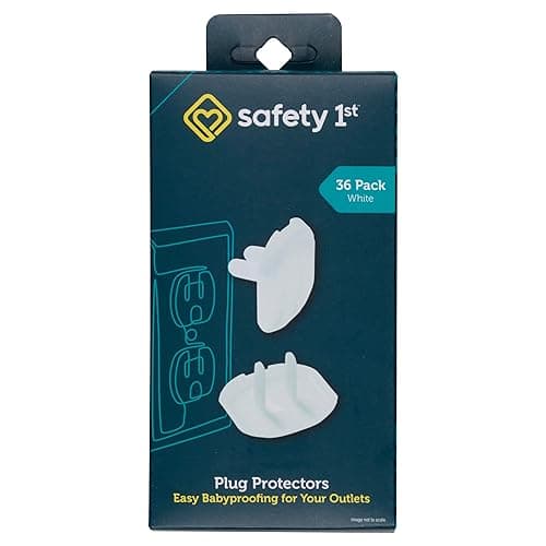 Safety 1st Electrical Outlet Baby Proof Covers, Secure Outlet Plugs, Baby Proofing, 36 Count - Image 1